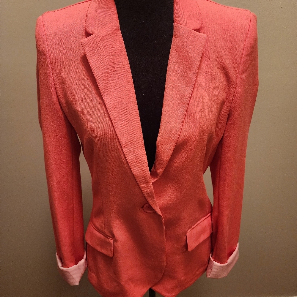 AMBIANCE Elegant Women's Coral Blazer